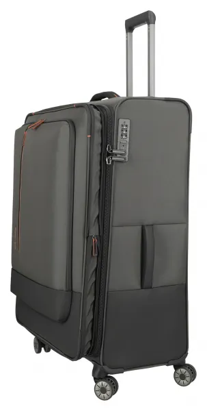 Veľký textilný kufor na kolieskach Travelite Crosslite XL Dark Olive