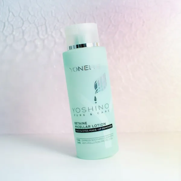 Yonelle Yoshino Pure&Care micelárna voda s betaínom pre intenzívnu hydratáciu pleti 400 ml