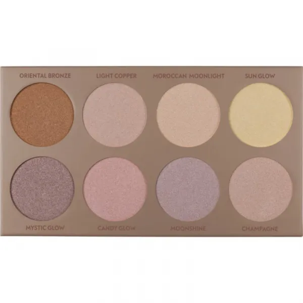 Luvia Cosmetics Prime Glow Vol. 1 paleta rozjasňovačov 8x3,3 g