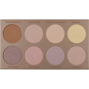 Luvia Cosmetics Prime Glow Vol. 1 paleta rozjasňovačov 8x3,3 g