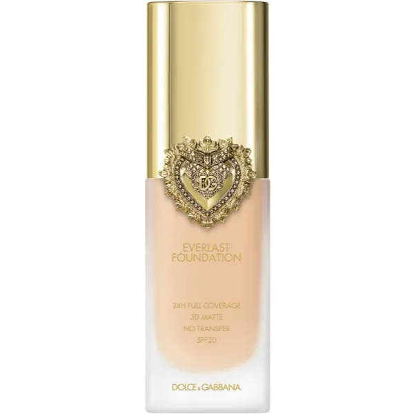 Dolce&Gabbana Flawless Everlast Foundation intenzívny krycí make-up s dlhotrvajúcim efektom SPF 20 odtieň 06W LIGHT 27 ml
