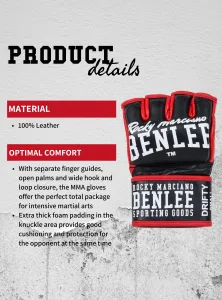 Lonsdale Leather MMA sparring gloves (1 pair)