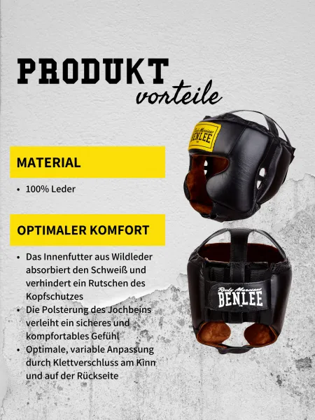 Lonsdale Leather head protection