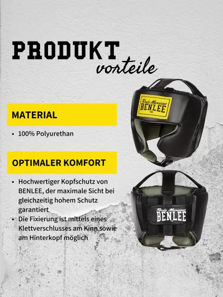 Lonsdale Artificial leather head protection