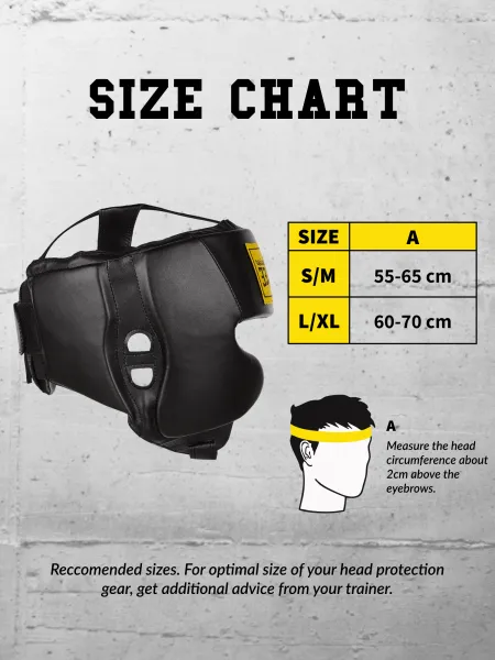 Lonsdale Artificial leather head protection