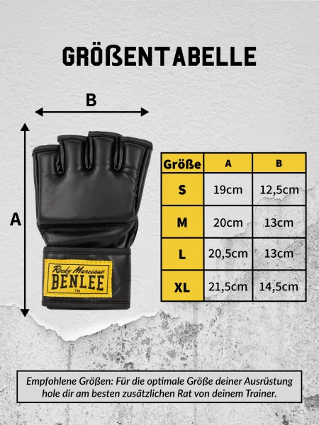Lonsdale Artificial leather MMA sparring gloves (1 pair)