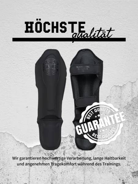Lonsdale Artificial leather shin guards (1 pair)