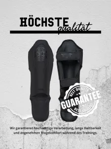 Lonsdale Artificial leather shin guards (1 pair)