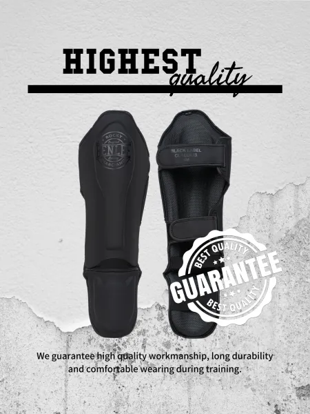 Lonsdale Artificial leather shin guards (1 pair)