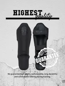 Lonsdale Artificial leather shin guards (1 pair)