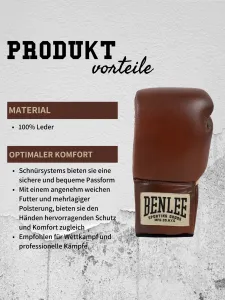 Lonsdale Leather boxing gloves