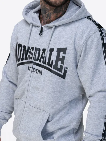 Lonsdale Men's hooded zipsweat jacket regular fit