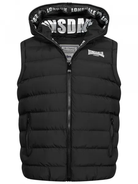 Lonsdale Men's hooded vest regular fit