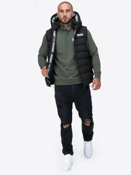 Lonsdale Men's hooded vest regular fit