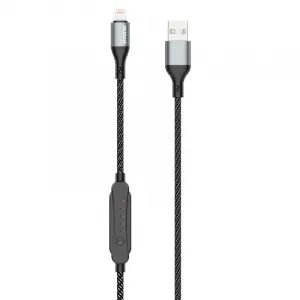 Dudao L7 kábel USB / Lightning 5A 1m, čierny