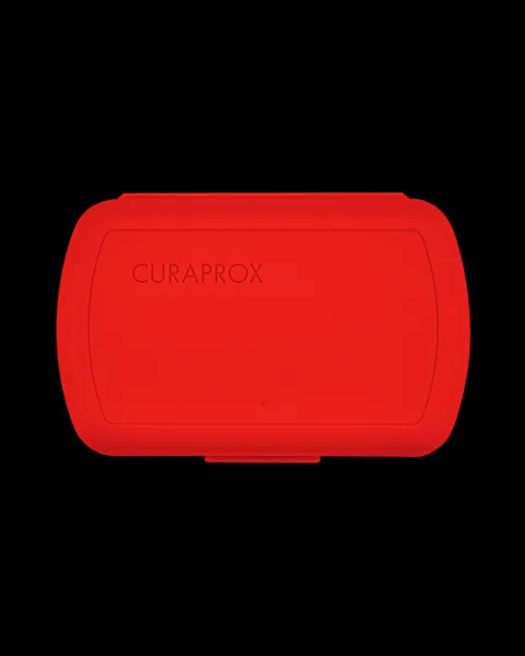 CURAPROX Kids travel set (červený (1x zubná kefka, 2x medzizubná kefka CPS, 1x zubná pasta melón 6+ 10 ml, 1x nálepka) 1x1 set)