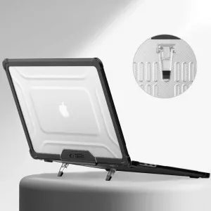 Tech-Protect Smartshell Pro kryt na MacBook Air 15 M2 / M3 / M4 / 2023-2025, čierny/priesvitný