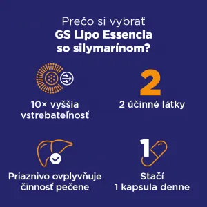 GS Lipo Essencia so silymarínom