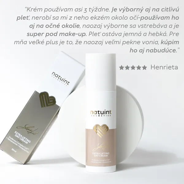 Natuint cosmetics - Exclusive - Spevňujúci krém denný s liftingovým efektom