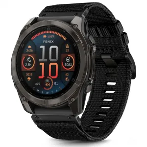 Tech-Protect Nylon Classic remienok na Garmin Fenix 5x / 5x Plus / 6x / 6x Pro / 7x / 8 51mm, black