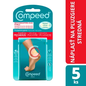 Compeed náplasť na pľuzgiere stredná 5 ks