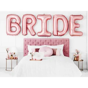 NÁPIS fóliový Bride ružové zlato 280x86cm