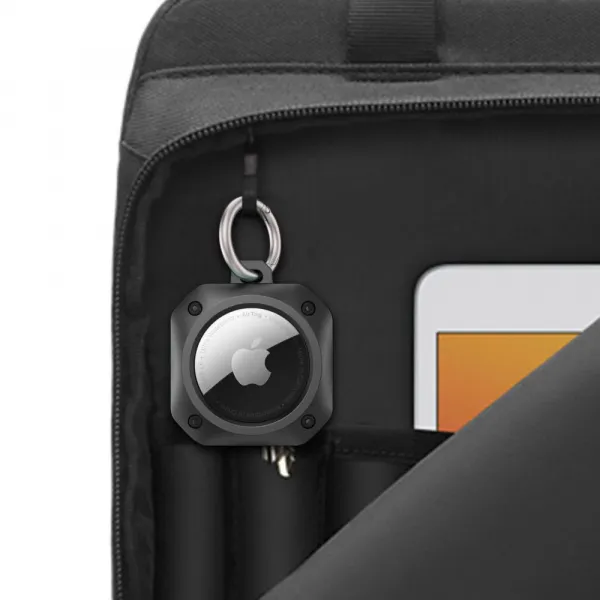 Tech-Protect Rough Pro kryt na Apple AirTag, čierny