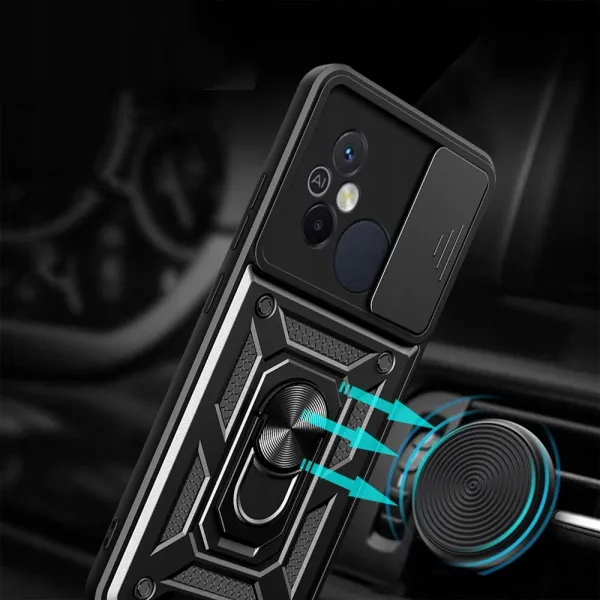 Tech-Protect Camshield kryt na Xiaomi Redmi 12C, čierny