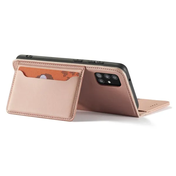 MG Magnet Card knižkové kožené puzdro na Samsung Galaxy A13, ružové