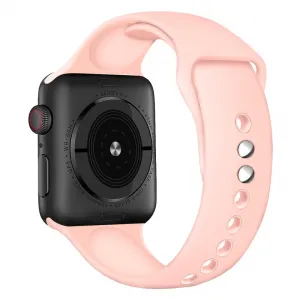 BStrap Soft Silicone remienok na Apple Watch 38/40/41mm, Pink Sand (SAP008C07)
