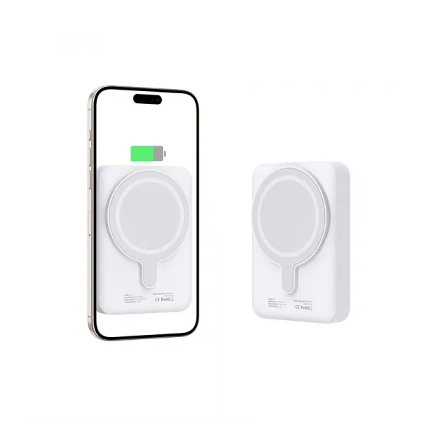 Tech-Protect PB11 LifeMag MagSafe Power Bank 10000mAh, biele