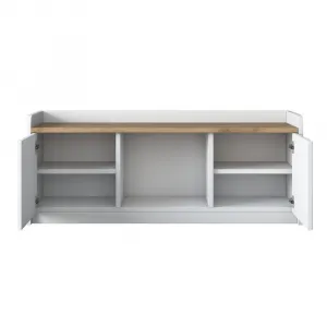 Skrinka na topánky / Botník P2 - 1808 - Walnut