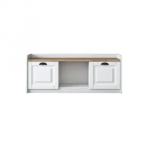 Skrinka na topánky / Botník P2 - 1808 - Walnut