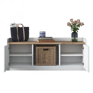 Skrinka na topánky / Botník P2 - 1808 - Walnut