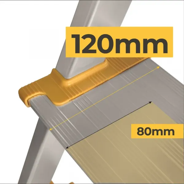Hliníkovýrebrík3-stupňový150kg-extraširokéstupne