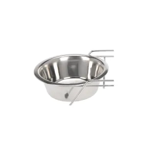 Pets Collection Súprava 2 ks nerezových misiek pre psov a mačky na stojane BODIE 0,8 L strieborná