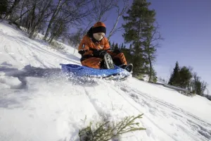 Riaditeľné boby STIGA Snowpower Brake, čierne