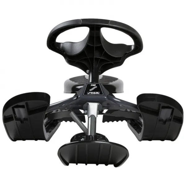 Skibob STIGA Snowracer Curve PRO, sivý