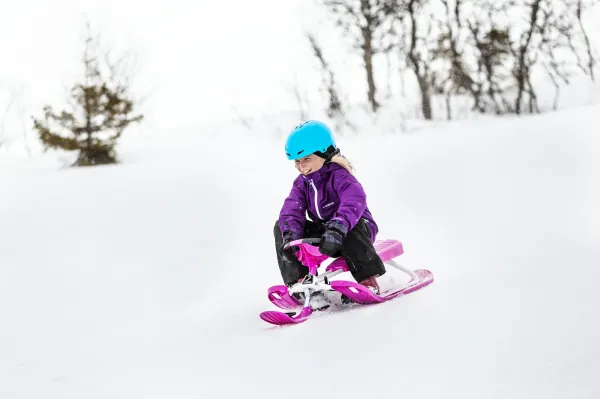 Skibob STIGA Snowracer Curve PRO, ružový