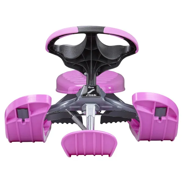 Skibob STIGA Snowracer Curve PRO, ružový