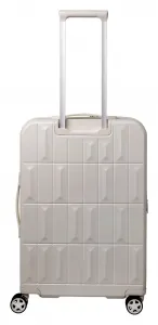 Stredný škrupinový kufor Travelite Panello M Ivory