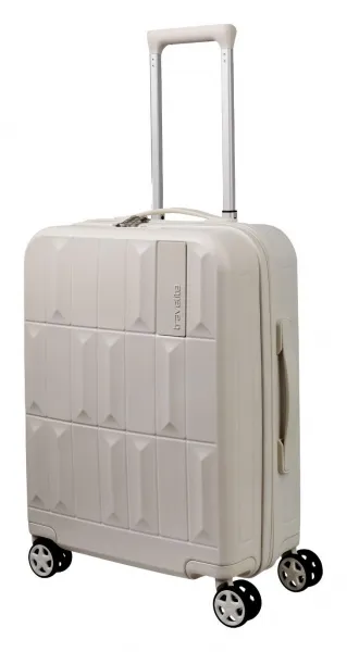 Malý škrupinový kufor Travelite Panello S Ivory