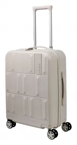 Malý škrupinový kufor Travelite Panello S Ivory