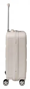Malý škrupinový kufor Travelite Panello S Ivory