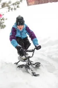 Skibob STIGA Snowracer SX PRO, čierny