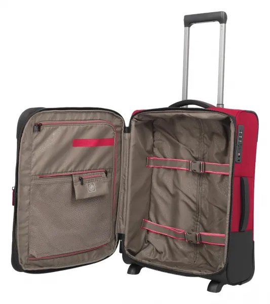 Kufor do lietadla 55x40x20 Travelite Crosslite 5.0 2w S exp. Red
