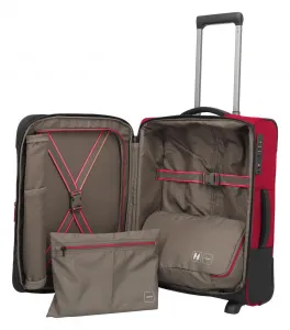Kufor do lietadla 55x40x20 Travelite Crosslite 5.0 2w S exp. Red