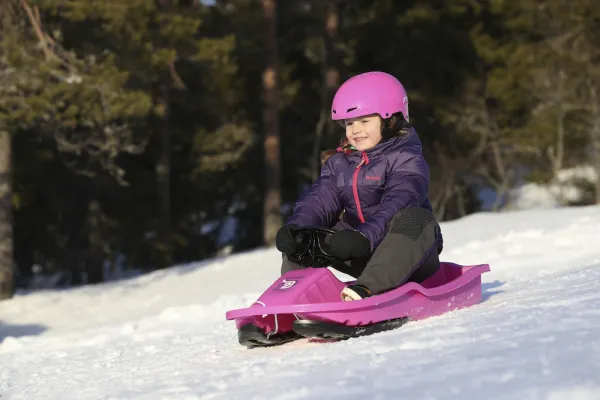 Riaditeľné boby STIGA Snowpower Brake, ružové