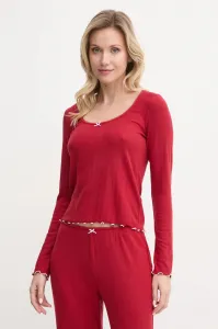 Pyžamové tričko s dlhým rukávom Abercrombie & Fitch