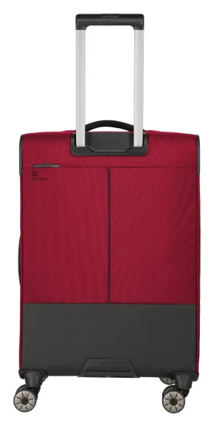 Stredný kufor na kolieskach Travelite Crosslite 5.0 M Red
